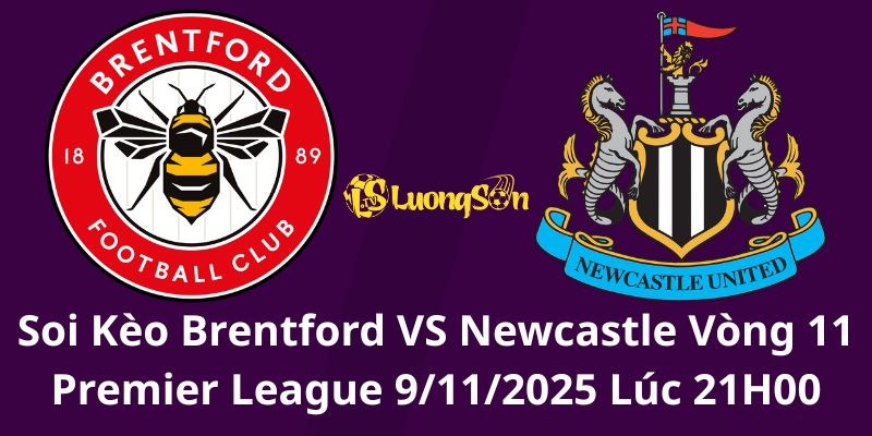 Soi Kèo Brentford VS Newcastle Vòng 11 Premier League 9/11/2025 Lúc 21H00